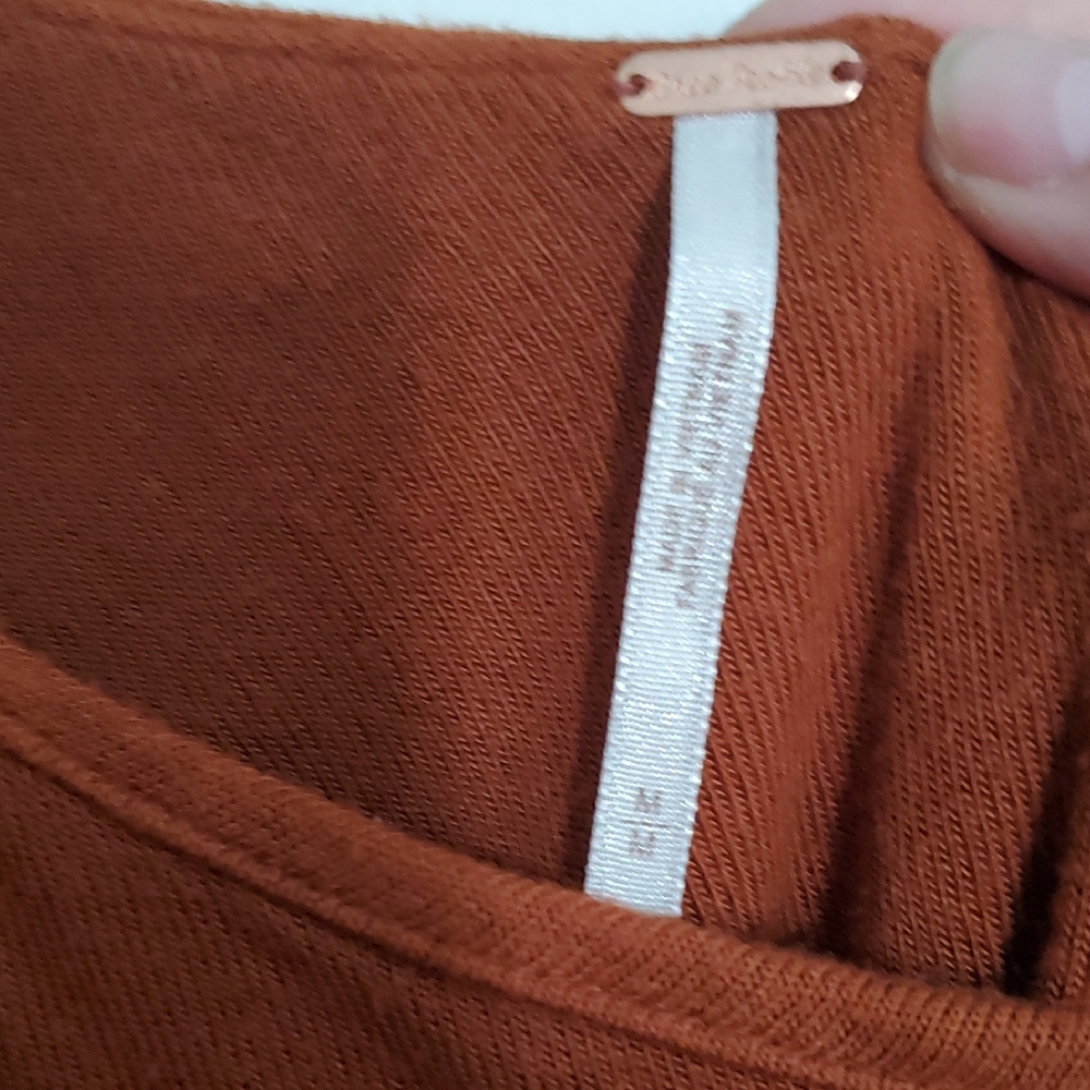 Free People High End Rust Stylish Tank Top - Picture 3 of 7